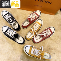 VK定制 韩版热卖舒适百搭时尚休闲帆布鞋女  广赫