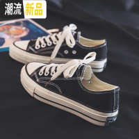 小脏橘1970s帆布鞋女街拍学生板鞋港风超火布鞋韩版百搭2019新款  广赫