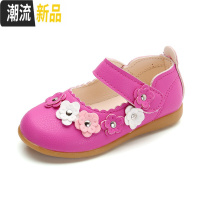 女童公主鞋小中童皮鞋子秋宝宝小皮鞋2019新款豆豆4-5岁3女孩单鞋 广赫