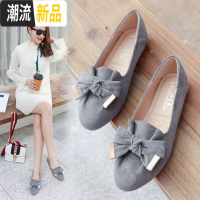 豆豆鞋女2020新款春款晚晚仙女软底孕妇百搭搭裙子穿平底春秋单鞋 广赫
