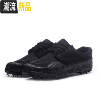 工地民工鞋户外耐磨防滑迷彩劳保鞋男解放鞋工作鞋透气帆布鞋韩版 广赫