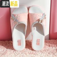 春季女孩露趾拖鞋童年蜻蜓软底防滑室内居家鞋原创拖鞋  广赫