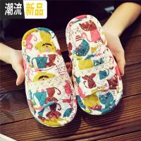 卡通布艺布底儿童拖鞋家居鞋男童女童手工棉布拖鞋可爱韩版布底  广赫