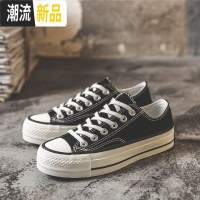 厚底帆布鞋女学生韩版2020新款原宿ulzzang百搭复古风ins板鞋子潮  广赫