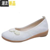 民族风复古大码女鞋老北京布鞋女绣花鞋汉服舞蹈妈妈鞋单鞋 广赫