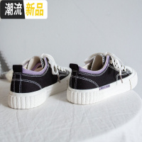 梦幻鞋日系百搭ulzzang帆布鞋春季2020新款泫雅风神仙女鞋子  广赫