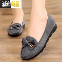 老北京布鞋女软底 舒适女鞋女士上班平底休闲鞋女式豆豆黑布鞋 广赫帆布鞋