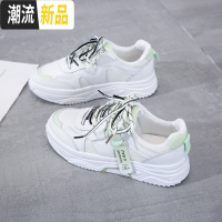 老爹鞋女2020春季新款百搭学生板鞋透气小白鞋运动休闲鞋子ins潮 广赫帆布鞋