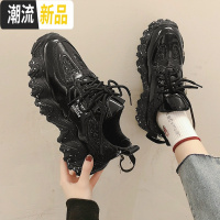 2020春季新款网红运动老爹鞋女超火百搭2019女鞋休闲鞋子ins潮鞋 广赫帆布鞋