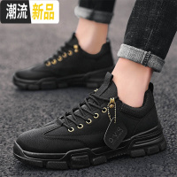 马丁靴2020春季新款复古英伦百搭工装男靴子韩版潮流男士休闲皮鞋  广赫