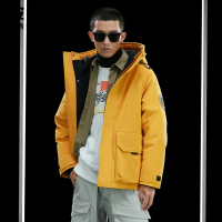 波司登2020新款羽绒服男短款韩版防风冲锋衣工装外套冬B00143401