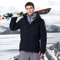 波司登户外运动鹅绒拼色羽绒服男B90142825