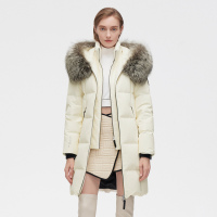 波司登官方旗舰店正品2021女士新款高端极寒毛领修身鹅绒羽绒服