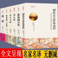 正版 6本钢铁是怎样炼成的正版海底两万里简爱老人与海名人传假如给我三天光明中小学生初高中生课外阅读书籍世界名著