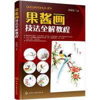 果酱画技法全解教程 盘饰书果酱画技法入教程书籍 果酱画绘制流程 装盘摆盘创意造型设计 画盘技法实例图解 自学入教