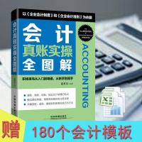 2017会计真账实操全图解 从入到精通从新手到高手 事业单位会计实务做账 会计做账真账实训书籍 财务学会计入零基
