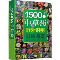 1500种中草药野外识别彩色图鉴 医学书 中国常用全彩色 药草品种种类大全 中药鉴赏书籍 中草药图谱基本知识大全图书