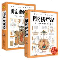 图说金刚经+图说楞严经 全2册 施青石编著 手捧地藏经佛宗教 能断一切苦 四书五经给你强大白话本 图解经书