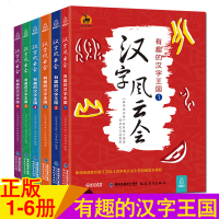 正版6册汉字风云会 有趣的汉字王国 汉字的故事画说细说有意思有趣的说文解字注让写给孩子们的汉字王国故事汉字王国历