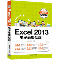 Excel 2013电子表格处理(微课堂学电脑)Excel 2013基础入 电脑文员财务会计新手零基础做Excel