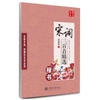 华夏万卷 田英章楷书宋词三百首精选古诗词文字帖硬笔书法字帖楷书成人钢笔字帖临摹练字帖加分行楷书速成钢笔硬笔书法楷书字