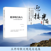 【正版】精神明亮的人 王开岭 正版 散文随笔自选集 精神启蒙书籍 美文鉴赏 2017散文集 古典之殇
