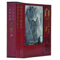 正版 白雪石画集 何须斋白雪石写意山水画集 套装上下册2卷 铜版纸彩色精装16开 中国书画名家全集系列 人民美