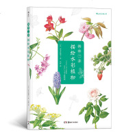  新书 简单三步描绘水彩植物 日本水彩书hl