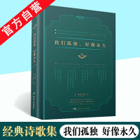 正版预售 我们孤独 好像永久 囊括东西方文化巨匠 诺贝尔文学奖得主 经典诗歌集大成年轻人必读自省之书世界经典诗歌集中