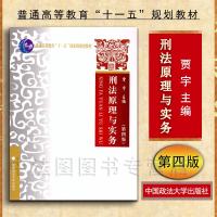 中法图正版 刑法原理与实务第四版4版贾宇 刑法教材 法学教材 刑法学 刑法理论 刑法比较 刑法概述 刑罚犯罪