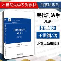 中法图正版 2018新版 现代刑法学总论第二版第2版王世洲 北大版刑法学教材 刑法案例 刑法原理 21世纪法学系列教