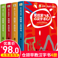 4册仓颉象形字儿童识字游戏卡片3-6岁我的第一本汉字书小学生一年级幼小衔接一日一练幼儿园认字卡全套学龄前启蒙宝宝早教