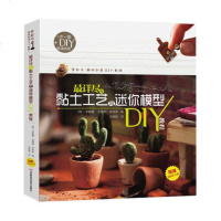 详尽的黏土工艺与迷你模型DIY教程 手工黏土制作书粘土花艺制作书 粘土制作大全手工迷你小物饰品装饰全图解手工黏土书