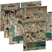 正版 中国石窟艺术经*高清大图敦煌莫高窟*158窟7册 思益梵天所问经变左侧之菩萨/卧佛像/飞天/金光明经变乐舞