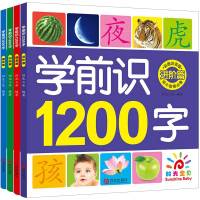 学前识1200字 阳光宝贝早教书全套4册 1-3-6岁幼小衔接教育幼儿园大班教材启蒙认字书 宝宝阅读与识字大王卡片