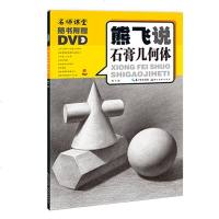 [多区域 ]熊飞说石膏几何体(光盘)/名师课堂 熊飞 正版美术技法图书