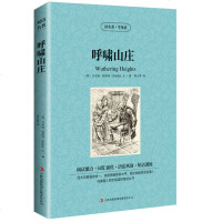 正版呼啸山庄 英汉对照双语 英文原版+中文版呼啸山庄 读名著学英语 勃朗特世界名着小说 名著 中英文对照双语版文