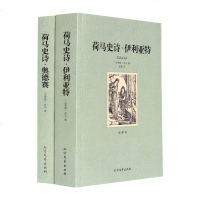 正版 荷马史诗 奥德赛/伊利亚特 全2册 全译本 无删减(荷马史诗(2册全译本)/世界文学名著 世界名著书籍 荷