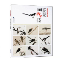 唯美技法图典 范治斌画鸟赏析 写意花鸟画临摹鉴赏范本大8开本 中国画技法详解基础教程教材书籍画册美术绘画自学从入到