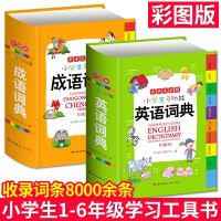 小学生英语词典+成语字典大全 2019版全功能小学中华成语大词典工具书1-6年级现代汉语多功能常用实用成语接龙新华字