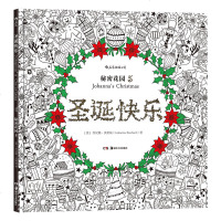 正版 圣诞快乐：秘密花园5 乔汉娜贝斯福 《秘密花园》作者全新作品 中文版 手绘涂色书 成人涂鸦填色书涂色本 玩转色