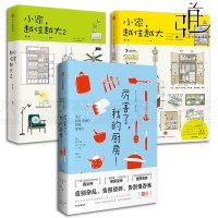 3本 小家越住越大1-2+厉害了我的厨房 收纳整理术书籍 衣橱整理 家庭收纳全书 小户型改造 空间设计 极简主义 简
