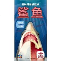 趣味科普模型书鲨鱼3-6-8-10-12周岁儿童手工益智游戏玩具书小学生专注力逻辑思维训练书籍立体科普百科大全附百科