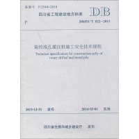 旋挖成孔灌注桩施工安全技术规程 无 建筑规范 专业科技 其他出版社