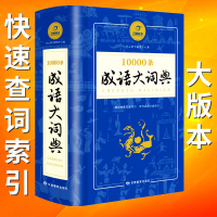 正版  开心辞书10000条成语大词典独创四查笔画索引写作应用分类索引甘肃教育出版社