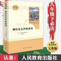 钢铁是怎样炼成的初中正版原著 人民教育出版社八年级下册初中生人教版必读原版书籍初二课外阅读名著文学8小学生小学无删减