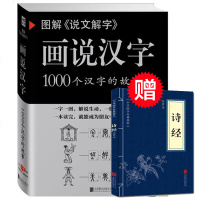 学校推荐 图解《说文解字》画说汉字1000个汉字的故事许慎著汉字的演变过程精辟图说汉字在的使用状况语言文字书籍中