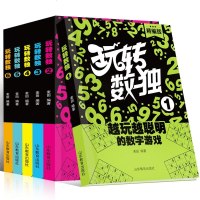 6册玩转数独精编版全民畅玩的九宫格游戏书儿童全脑智力开发数字游戏书小学生入数字数学益智游戏书入初级中级逻辑思维数