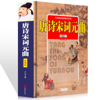 唐诗宋词元曲彩图版国学精装注释赏析诗评 唐诗宋词元曲选集 五言七言古诗唐五代词等 中国古典诗词鉴赏国学经典书籍唐诗青