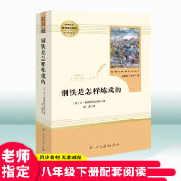 钢铁是怎样炼成的初中正版原著人民教育出版社八年级教育部统编语文教材推荐阅读书目8年级课外阅读书钢铁是怎样炼成的和傅雷